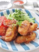 ホットケーキミックスで作る鶏ささみのフリッター