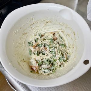 ごんべすの作ってみた!投稿(水戻し不要◎混ぜるだけ【水菜と切干大根の白和え】)