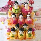 可愛い♥︎雛壇ちらし寿司【ひな祭り・雛人形寿司・桃の節句】