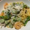 Yuunaの作ってみた!投稿(【えびと豆のクリームパスタ】まるでお店の味♪旬の濃厚パスタ)