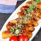【肉巻きもち】薄切り肉でも大満足！