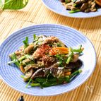 【丼にしてもOK!】豚肉とナスとニラの新生姜入りあんかけ炒め