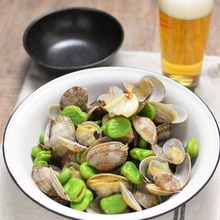 あさりとそら豆＊簡単旨すぎのおつまみ！旬の味☆