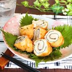 ささみのしそ巻きスタミナ照り焼き