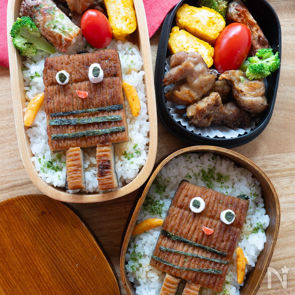 うな次郎キャラ弁 | レシピサイトNadia