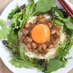 さっぱり♪梅納豆サラダそうめん
