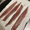 すだち香る♪なすと大葉の秋刀魚巻きの下準備