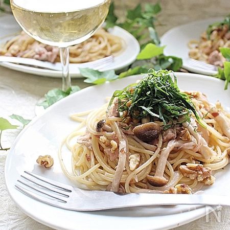 程よい酸味が癖になる 和風 梅しそパスタ By Gonta レシピサイト Nadia ナディア プロの料理家のおいしいレシピ