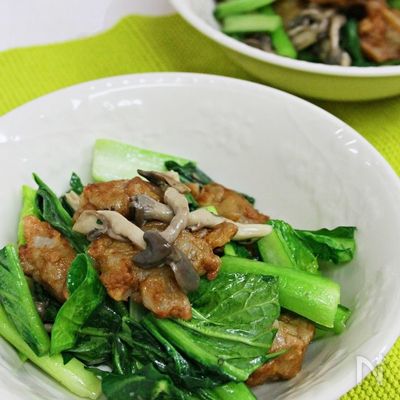 練り物と小松菜の炒め物②。