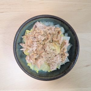ゆいの作ってみた!投稿(【白菜とツナの酒蒸しサラダ】副菜や作り置きに！白菜がおいしい)