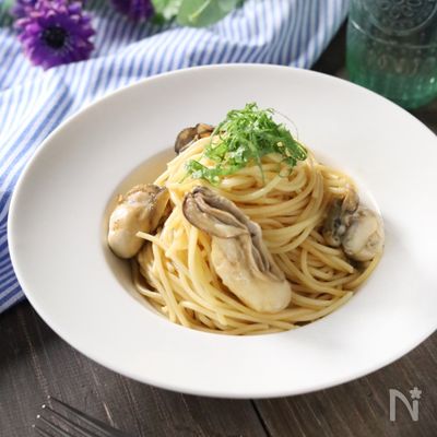 【10分】味付けは少しの昆布茶だけ！旨味がすごい牡蠣のパスタ