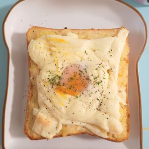 milkの作ってみた!投稿(明太ポテトとチーズのの巣ごもりオープンサンド)