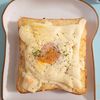 milkの作ってみた!投稿(明太ポテトとチーズのの巣ごもりオープンサンド)