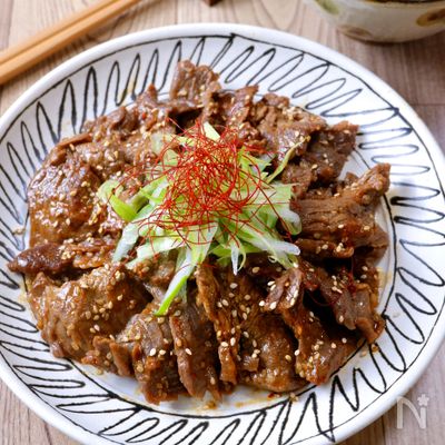 お家で簡単焼肉気分♡ガッツリ食べたい『味付カルビ』#下味冷凍