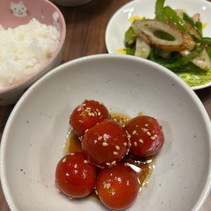 シャオランの作ってみた!投稿(トマトが丸ごとぺろっとなくなる♪
韓国風トマトサラダ)