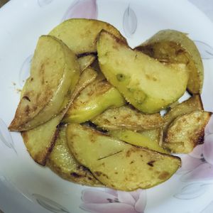 feykigusuの作ってみた!投稿(揚げない！指まで美味しい【やみつきポテトフライ】)