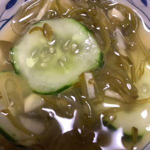 ティムルの作ってみた!投稿(【夏野菜のねばねばぶっかけ】味付けめかぶで💕)