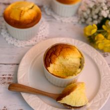 卵１個とヨーグルトですぐできる簡単チーズスフレケーキ