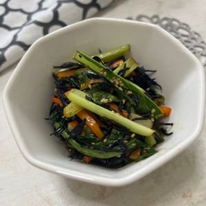 きらの作ってみた!投稿(【ひじきと小松菜にんじんの甘辛炒め】お弁当にも◎)