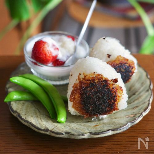 我が家の定番♡【特製味噌焼きおにぎり】