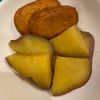 おかか昆布🍙の作ってみた!投稿(さつまいもとさつまあげの煮物)