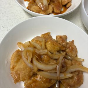 ミントミントの作ってみた!投稿(【鶏むねと新たまの甘酢南蛮炒め】ピリッと甘酸っぱいたれで♪)