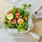 【SNSで話題！】華やかブーケサラダはコップがあれば作れる！