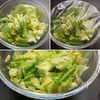 【キャベツとワカメの生姜ナムル】火も包丁も使わず！レンジ調理の工程1