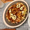 るにょの作ってみた!投稿(フライパンで食卓に♪たっぷりキャベツの豚玉焼き)