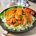 ワンパンで完成【ささみのオーロラソース炒め】