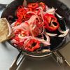 【ケール入りフリッタータ】卵とチーズ・クリームで優しい味の工程1