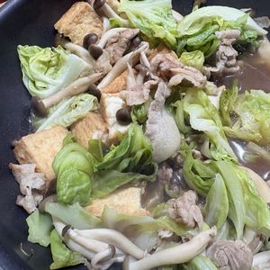 はなうざーの作ってみた!投稿(春キャベツと厚揚げの《こってり♡すき煮風》)