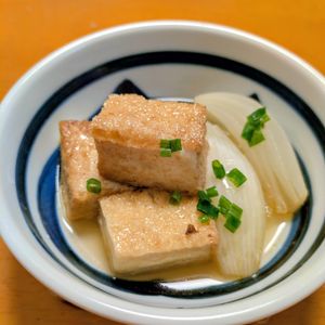 ゆきまる🐬🫧の作ってみた!投稿(材料2つ♪玉ねぎと厚揚げのしみしみ煮)