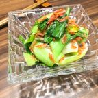 フライパンで5分♪【青梗菜と小えびのなめ茸炒め】