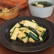 【デトックス・美肌】ズッキーニの味噌はちみつマリネ