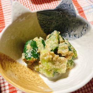 すばるの作ってみた!投稿(ごま味噌だれが最高《バリ旨♡きゅうり》)
