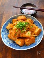 ボリュームたっぷり！厚揚げ入り豚キムチ