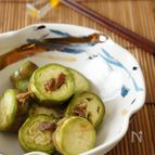 【味付け簡単】緑なすのアンチョビソテー