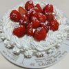 marine55の作ってみた!投稿(爆速！クリスマスにピッタリなリース風ケーキ)