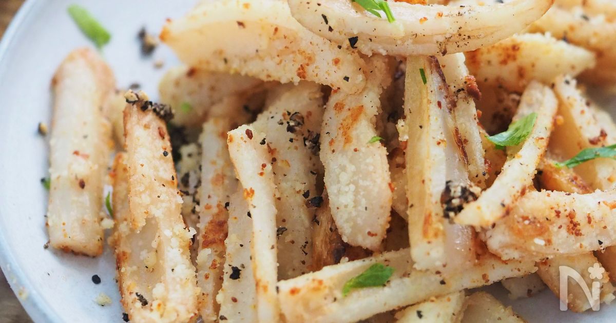 ビールのお供にどうぞ♪【材料3つ】れんこんチーズきんぴら