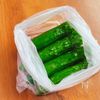 【バシバシ叩いて時短で美味しい】きゅうりのワサビ浅漬けの工程1
