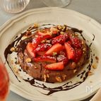 生クリーム・チョコ不使用！チョコクリームといちごのマリネ