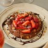 生クリーム・チョコ不使用!チョコクリームといちごのマリネ