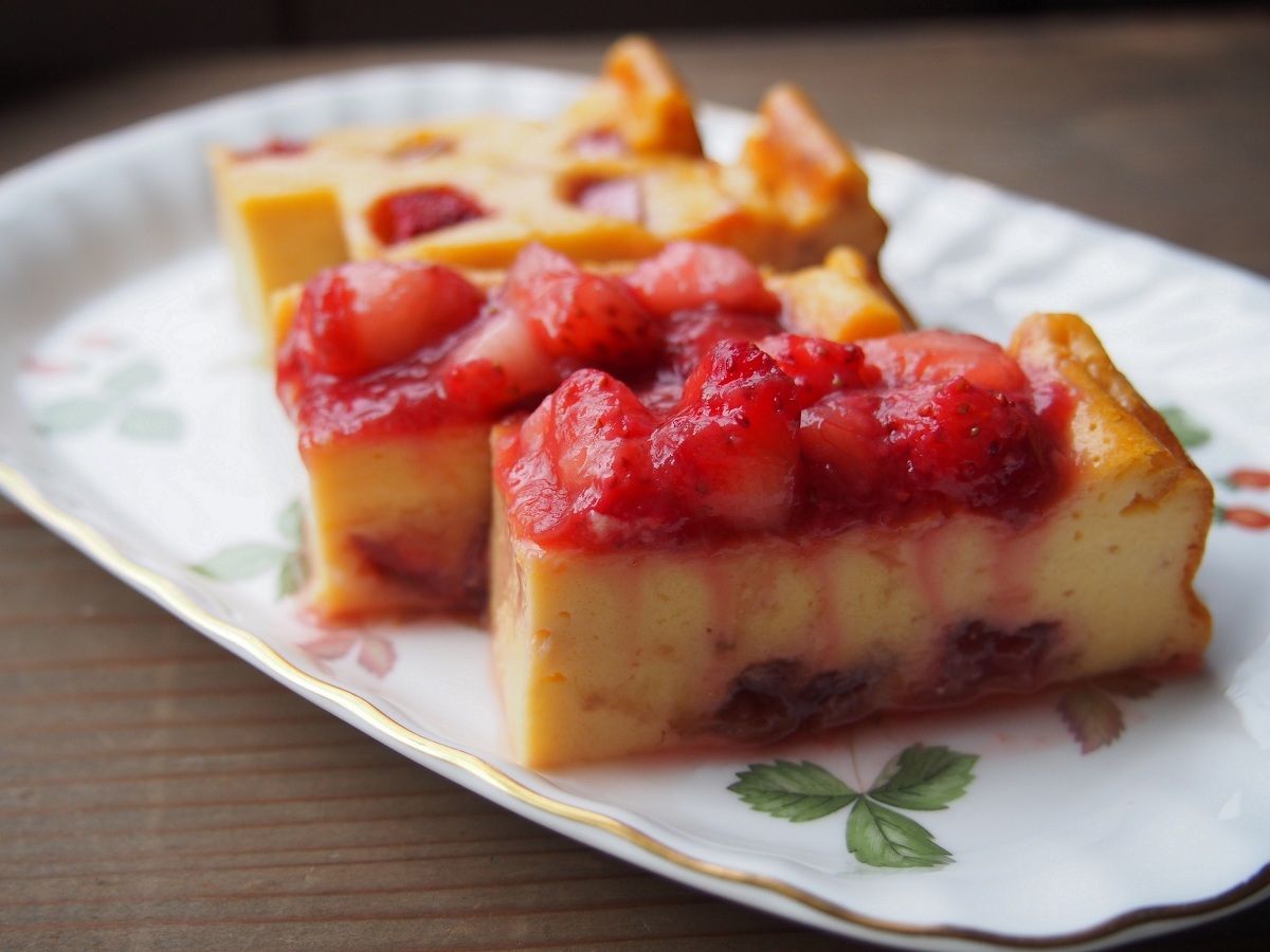 いちごとルバーブジャムのヨーグルトケーキ レシピサイト Nadia ナディア プロの料理家のおいしいレシピ