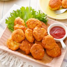 【チキンナゲット】お豆腐入りでヘルシー♪