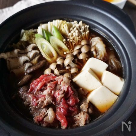 たっぷりきのこと牛肉のすきやき鍋 By 楠みどり レシピサイト Nadia ナディア プロの料理家のおいしいレシピ