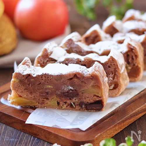 卵なし☆レンジで簡単☆チョコフルーツ蒸しパン