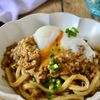 レンジで1発！汁なしカレーうどん