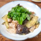 レンジで簡単♪なすと鶏むねのエスニックあん