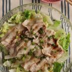 やる気ない日に5分！白菜と豚バラのレンジ蒸しニンニクだれ